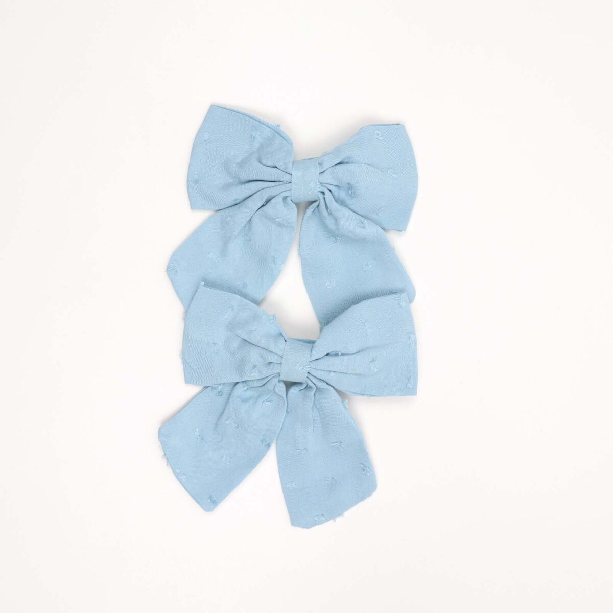 Textured Fabric Hair Clips - Image 4