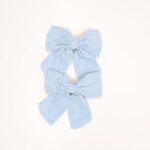 Textured Fabric Hair Clips - Image 7