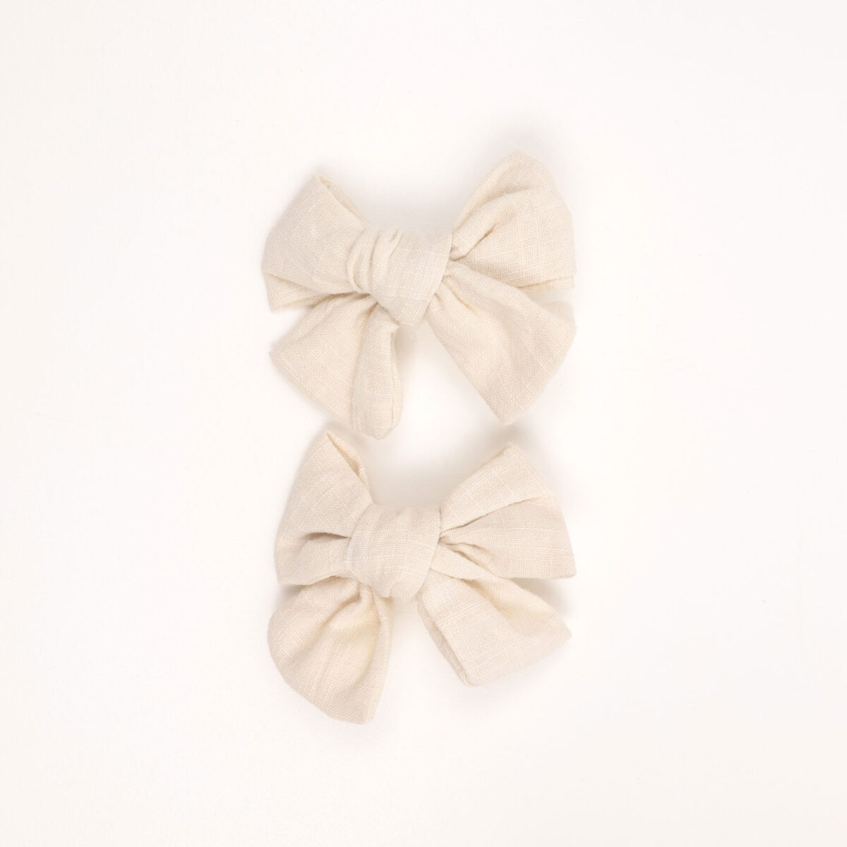 Fabric Bows Hair Clips - Image 1