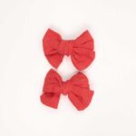 Fabric Bows Hair Clips - Image 7