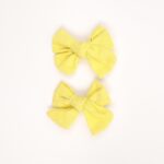 Fabric Bows Hair Clips - Image 6