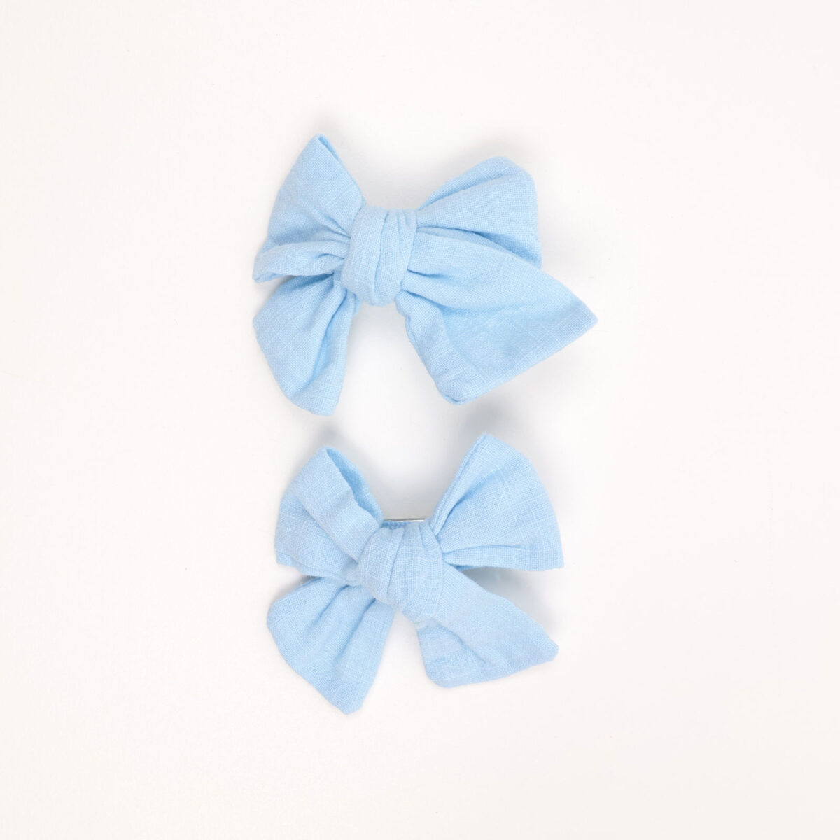 Fabric Bows Hair Clips - Image 5