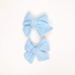 Fabric Bows Hair Clips - Image 5