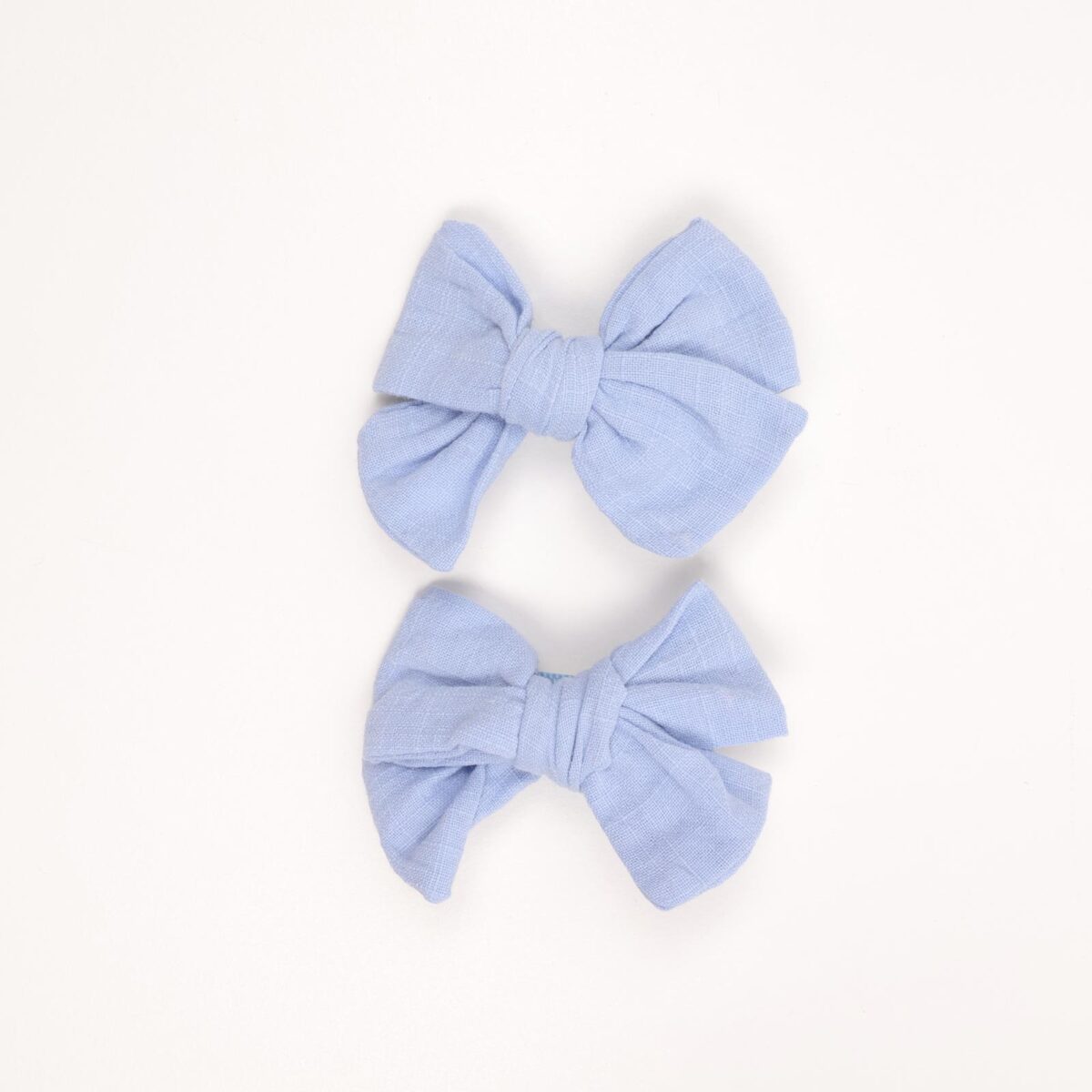 Fabric Bows Hair Clips - Image 3