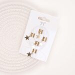 Gold Star Hair Rings