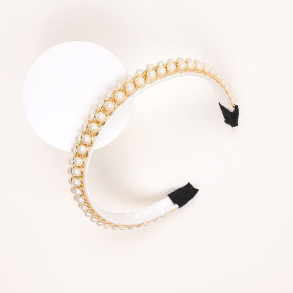 Pearl-Embellished Hairband