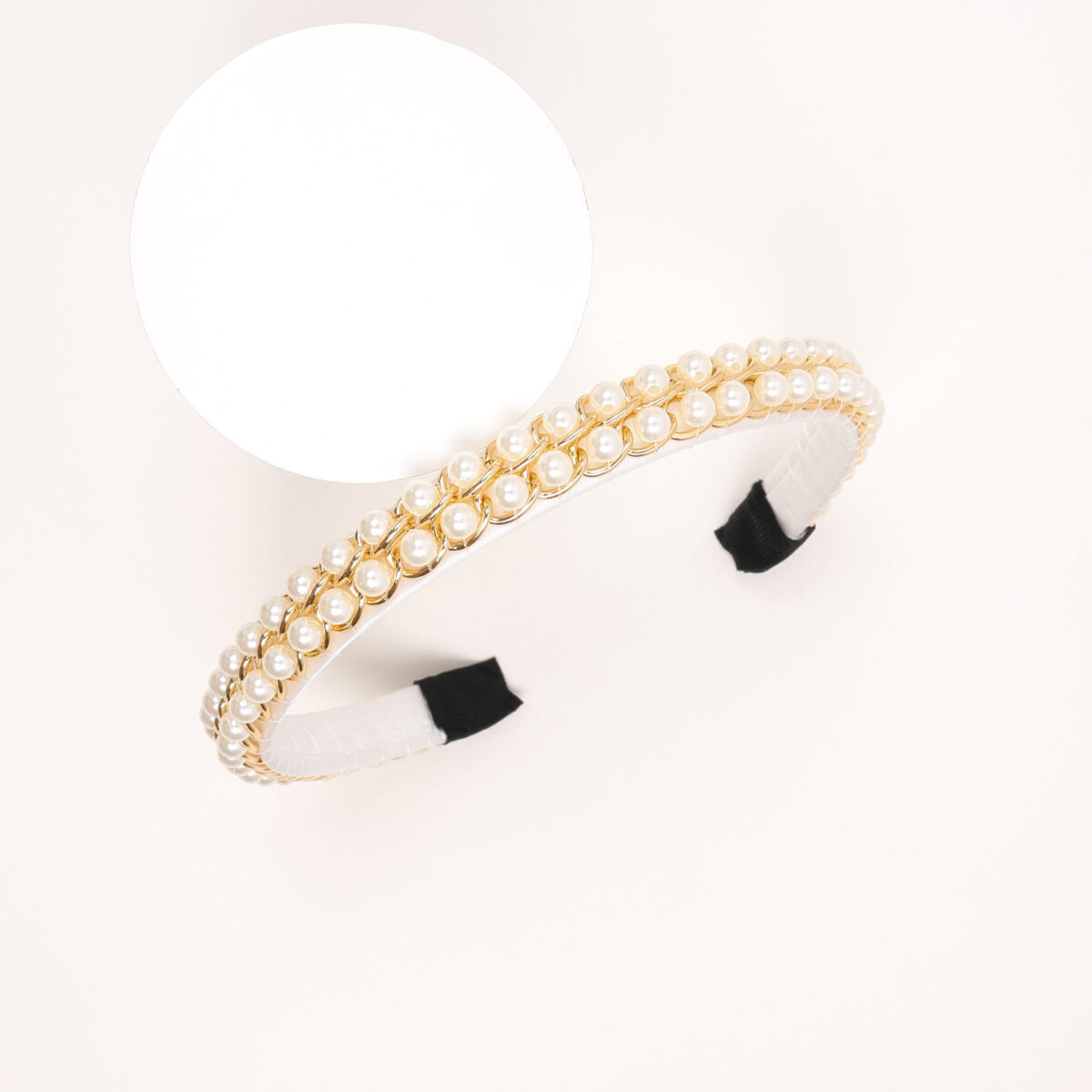 Pearl-Embellished Hairband - Image 2