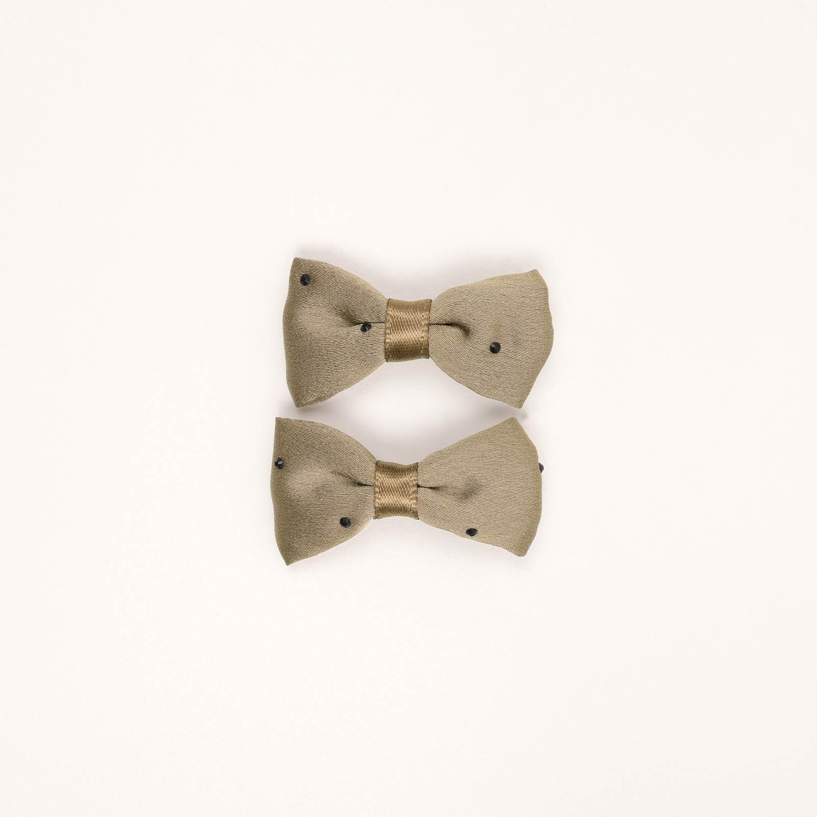SA3HCM1 (Calm Brown) Bow Knot Mini Hair Clips - Image 5