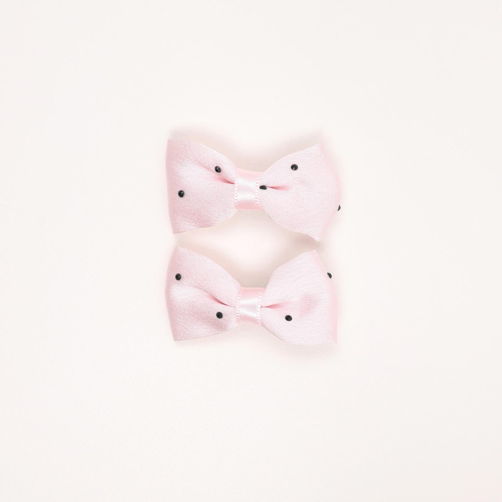 SA3HCM1 (Calm Pink) Bow Knot Mini Hair Clips - Image 4