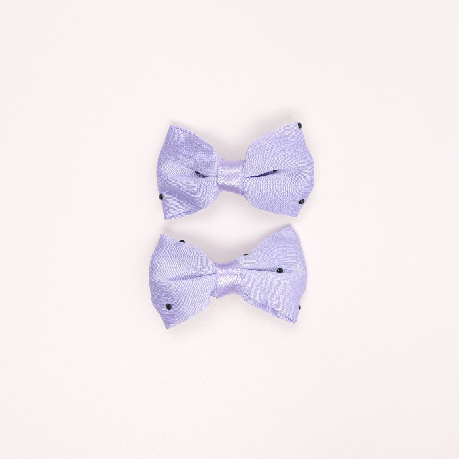 SA3HCM1 (Light Purple) Bow Knot Mini Hair Clips - Image 6