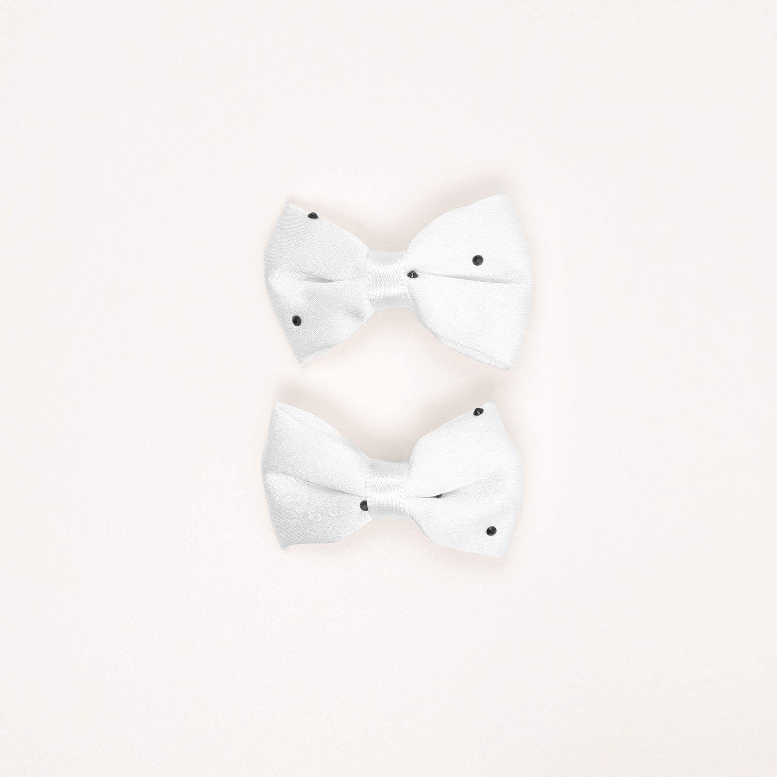 SA3HCM1 (White) Bow Knot Mini Hair Clips - Image 10