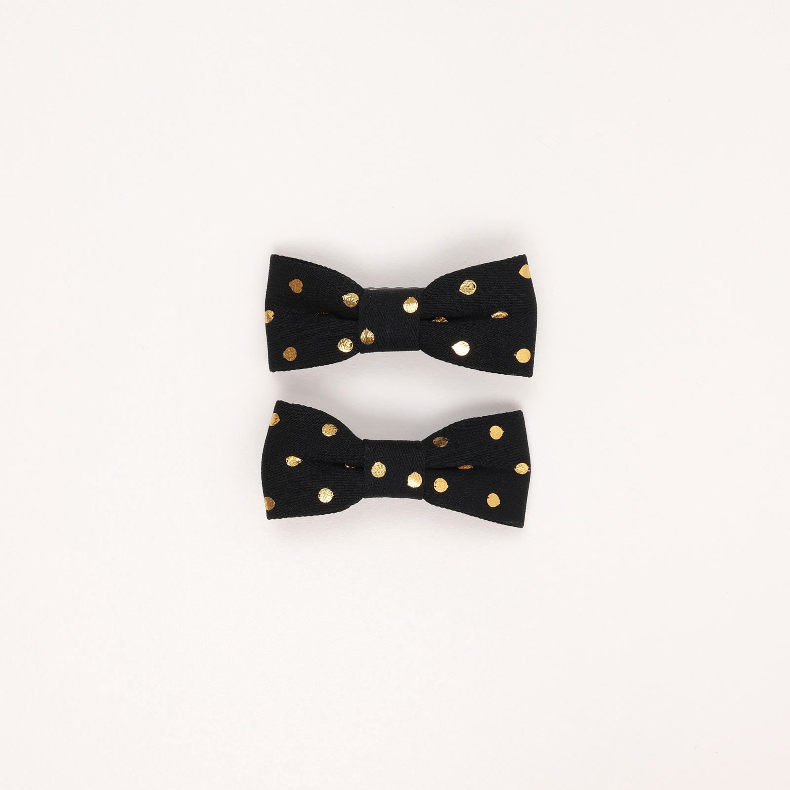 SA3HCM2 (Black) Polka Dot Mini Hair Clips - Image 10