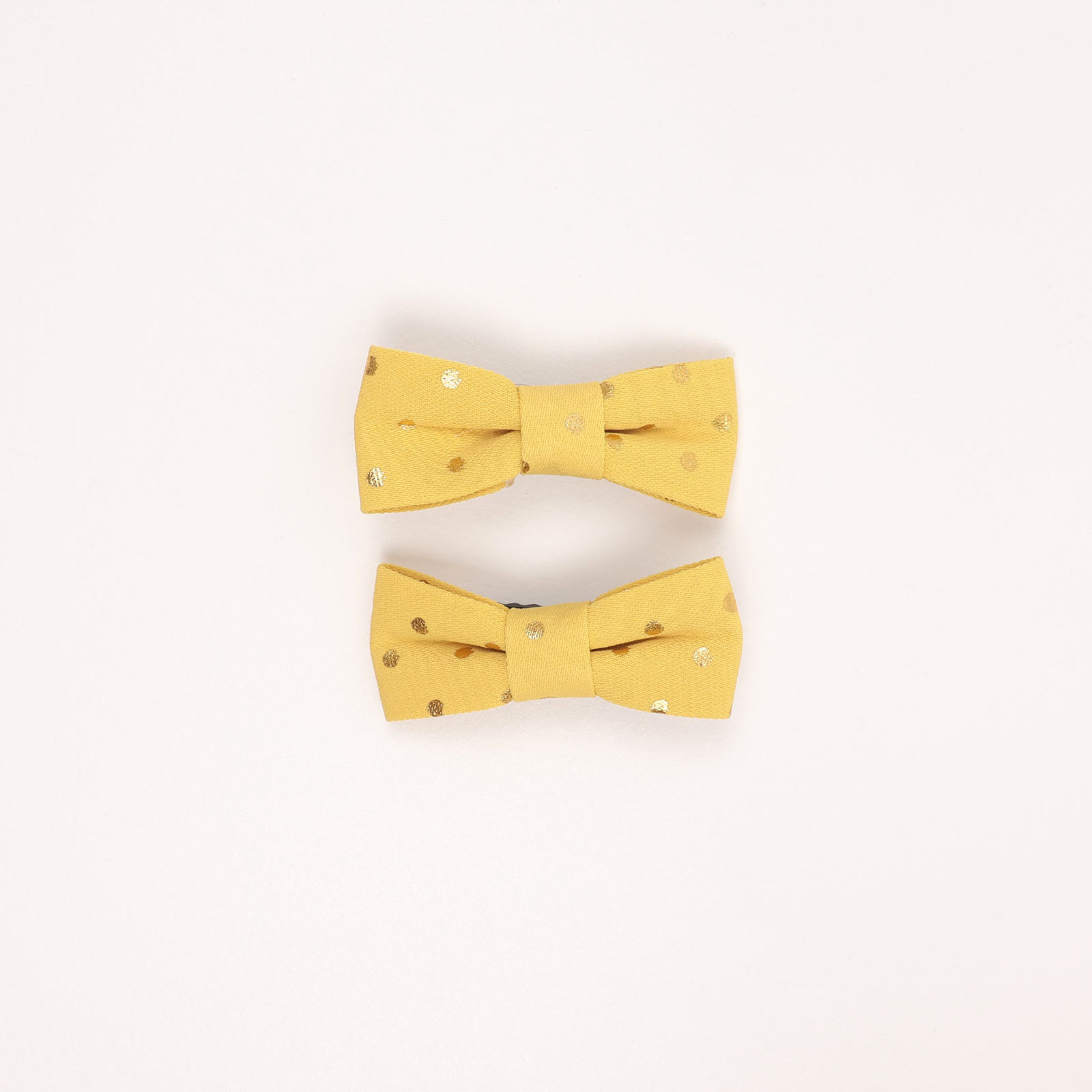 SA3HCM2 (Calm Amber) Polka Dot Mini Hair Clips - Image 9