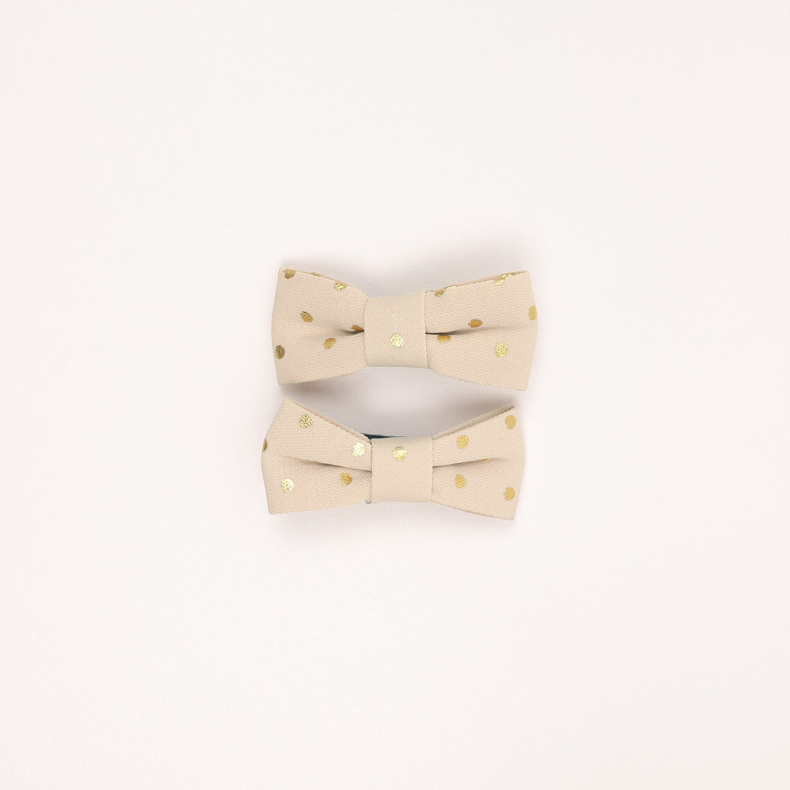 SA3HCM2 (Light Brown) Polka Dot Mini Hair Clips - Image 5