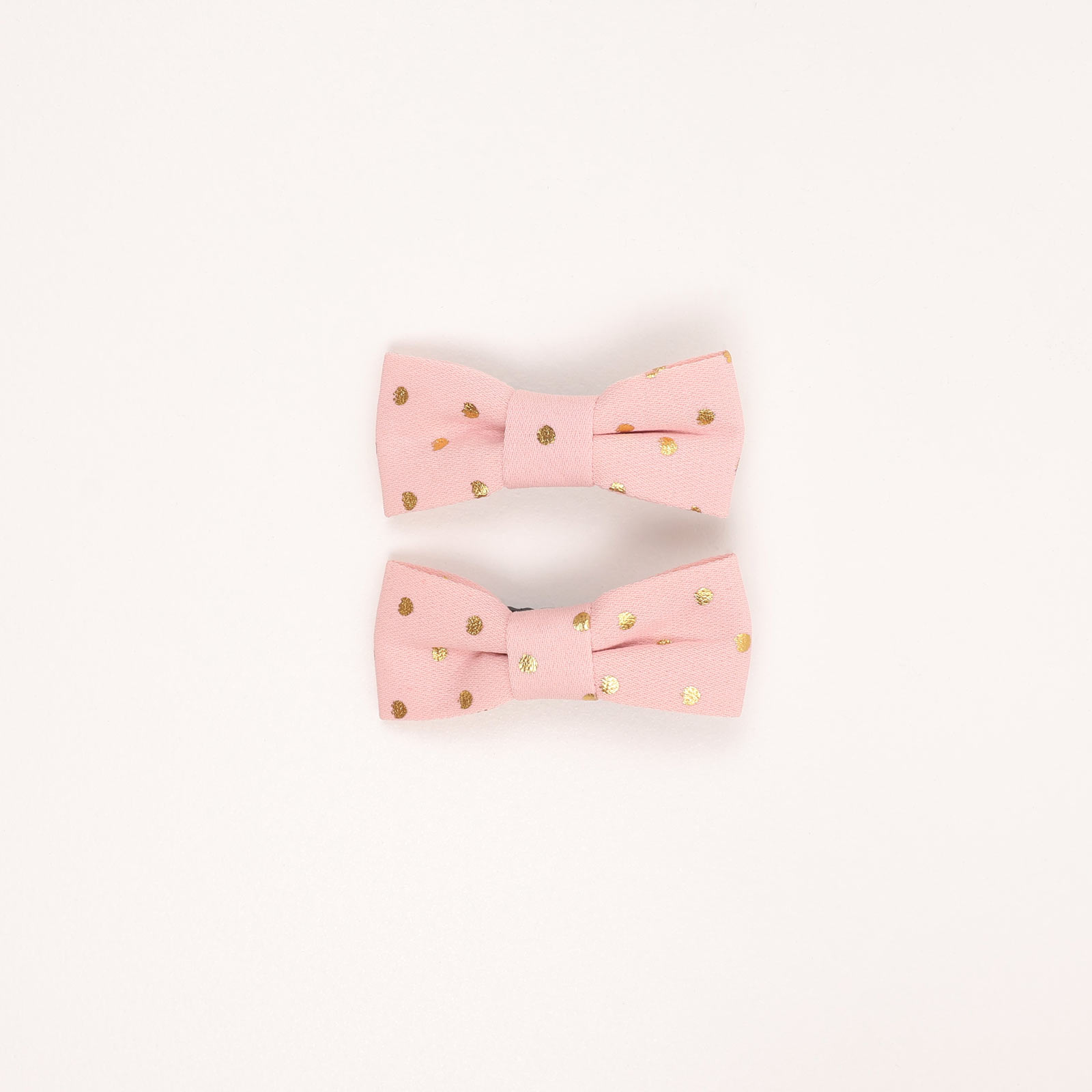 SA3HCM2 (Sand Pink) Polka Dot Mini Hair Clips - Image 7