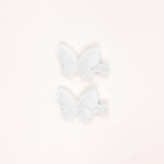 White Butterfly Mini Hair Clips