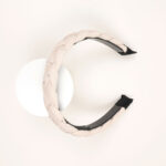 Braided Hairband with Rhinestone Accents - Image 2