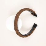 Braided Hairband with Rhinestone Accents