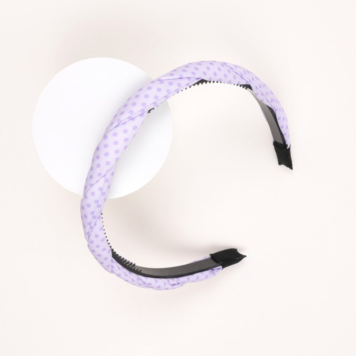 Polka Dot Padded Hairband - Image 1