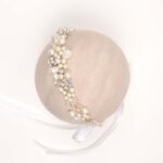 Pearl & Crystal Floral Headband