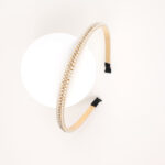 Pearl-Accented Slim Hairband