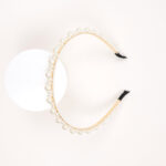 Pearl-Embellished Slim Hairband - Image 2
