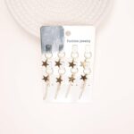 Star Charm Hair Rings