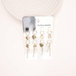 Heart & Disc Charm Hair Rings