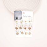 Leaf Charm Hair Rings