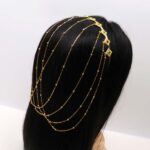 Gold Square Chain Hairband