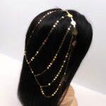 Gold Disc Chain Hairband