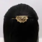 Gold Filigree Hair Clip