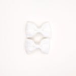 Textured Bow Hair Clips - Image 3