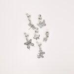 Butterfly Charm Hair Rings Set - Image 2