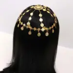 Gold Coin Chain Headpiece