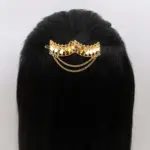 Gold Chain Hair Clip