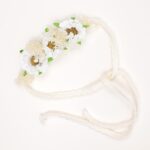 Baby White Floral Headband - Image 2