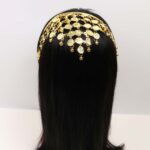 Gold Coin Draped Headpiece - Image 2