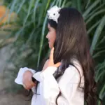 White Blossom Flower Crown - Image 2