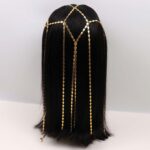Gold Chain Draped Hairband