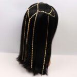 Gold Chain Draped Hairband - Image 2