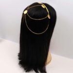 Gold Chain Medallion Hairband - Image 2