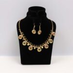 Coin Filigree Gold Necklace Set