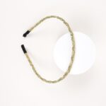 Braided Gold Texture Hairband