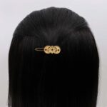 Gold-Tone Mixed Motif Hair Clip