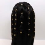 Gold Decorative Hair Rings Set