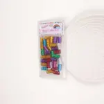 Multicolor Patterned Hair Rings