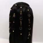 Gold Mixed Charms Hair Rings