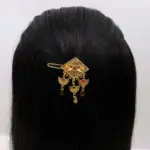 Gold Filigree Hair Clip