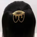 Gold-tone Chain Hair Clip